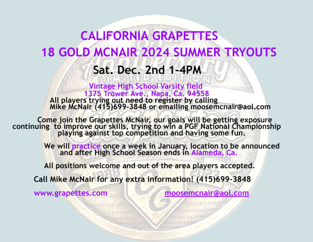 McNair 18 Gold Tryouts