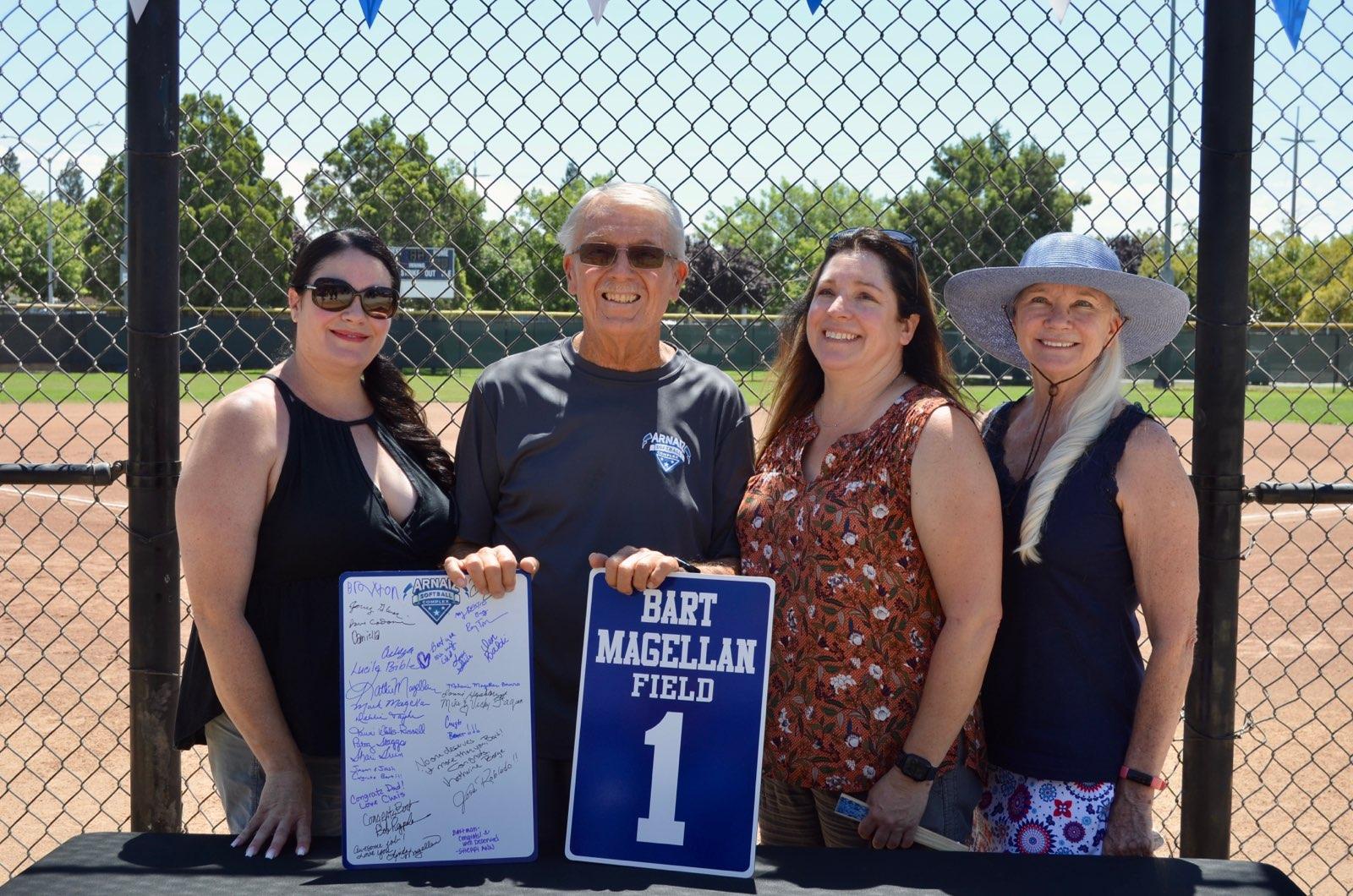 Bart with daughters Jen, Chris, and wife Linda.