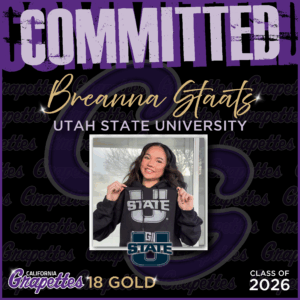 Congratulations to Breanna Staats on her commitment to Utah State!